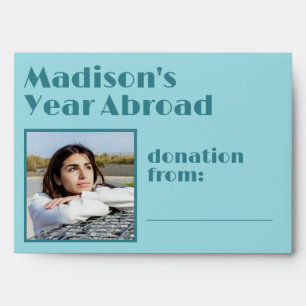 Custom Text & Photo Donation Envelope