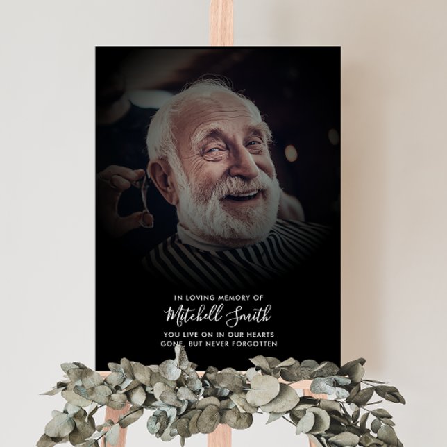 Custom Text & Photo Funeral/Memorial Tribute Foam Board (Creator Uploaded)