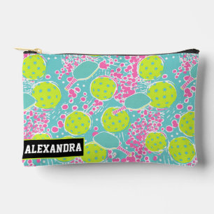 Custom text pickleball Dink Pop Accessory Pouch