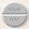 Custom Text Pill Tablet Coaster