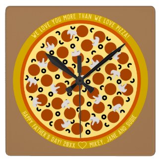 Custom Text Pizza Delivery Box | Father's Day 2020