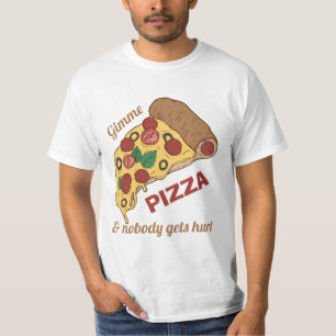 Custom Text Pizza Slice shirts & jackets