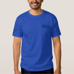 Custom Text Polo Embroidered - Create Your Own
