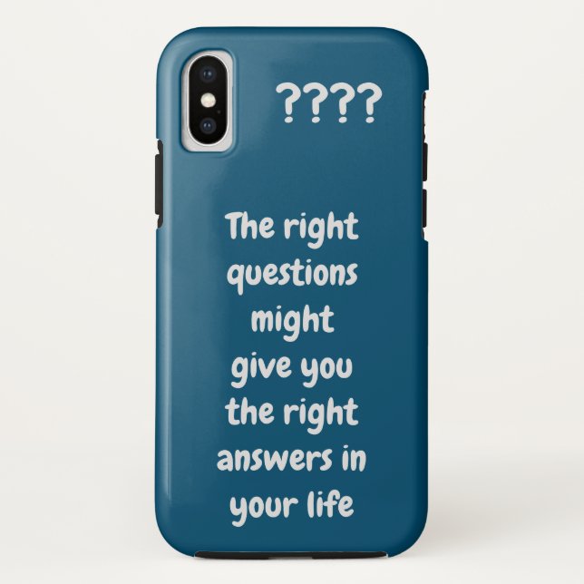 Custom text Quote or favorite idiom chic navy blue Case-Mate iPhone Case (Back)