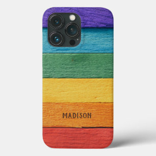 Custom Text Rainbow phone cases