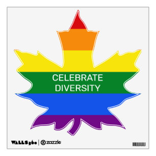Custom Text Rainbow Pride Wall Decal