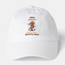 Custom Text Retro Chili Drinking Hat