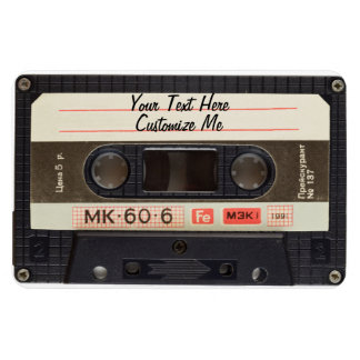 Custom Text / Retro Love Music Cassette Mixtape Magnet