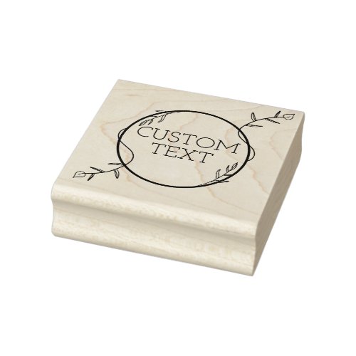Custom Text Rubber Stamp