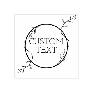 Custom Text Rubber Stamp