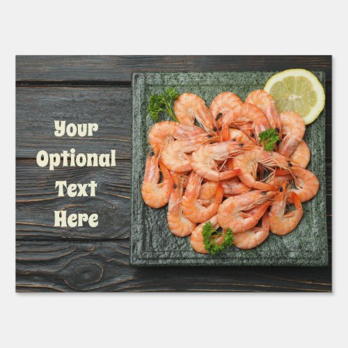 Custom Text Shrimps Sign