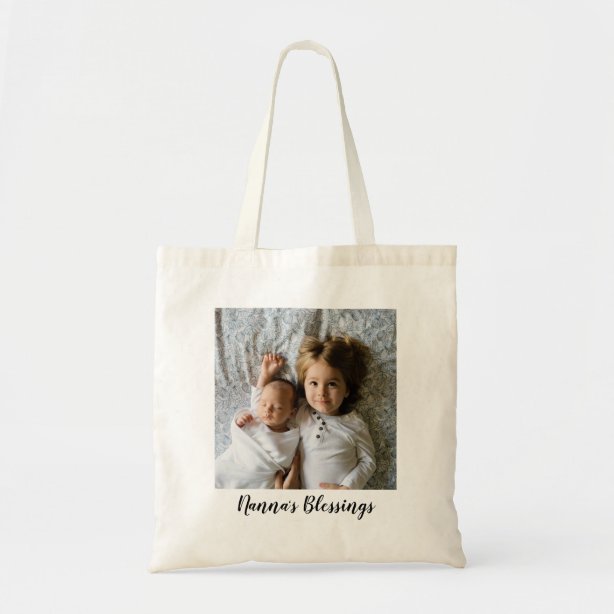 custom photo tote