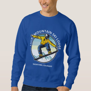 Custom text SNOWBOARDER shirts