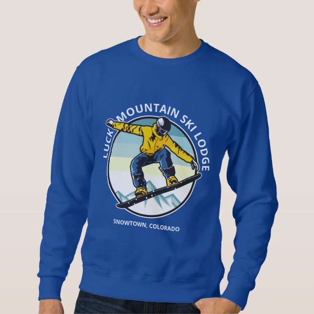 Custom text SNOWBOARDER shirts (Front)