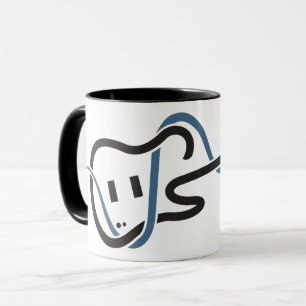 Custom Text Stylized Guitar Mug