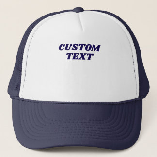 Custom Text Summer Beach Family Vacation Team Crew Trucker Hat