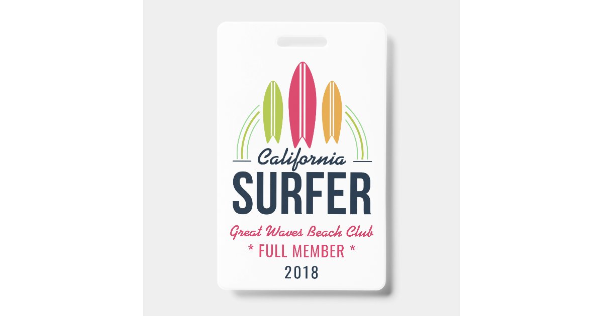 Text Surfer Custom Text Surfer badges | Zazzle