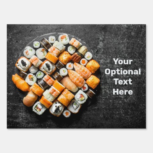 Custom text Sushi Platter Sign