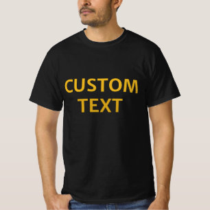 Custom Text T-Shirt
