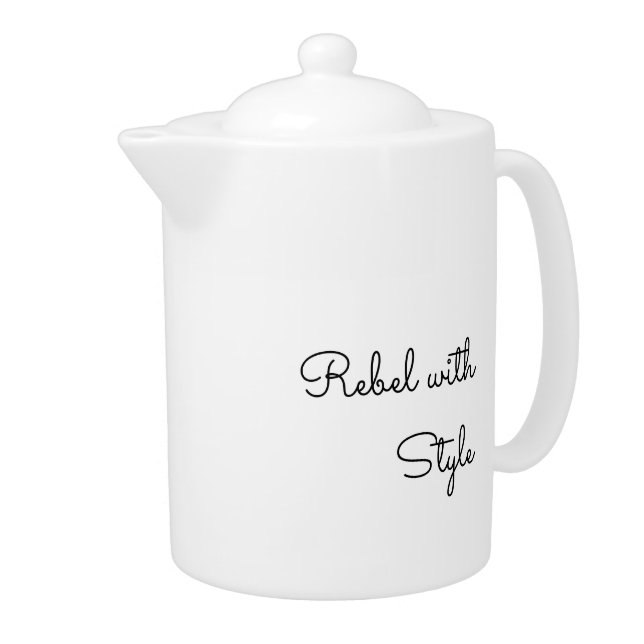 Custom Text Teapot – Personalized Tea Gift (Right)