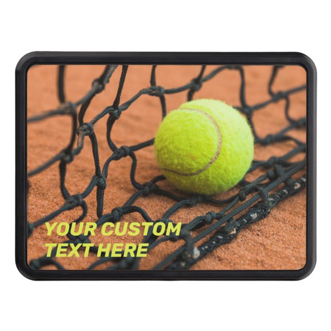 Custom Text Tennis Hitch Cover (Front)