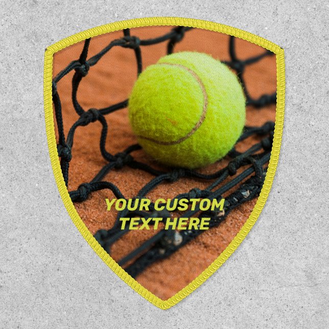 Custom Text Tennis Patch (Front)