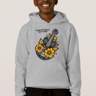 Custom Text Ukulele Hoodie