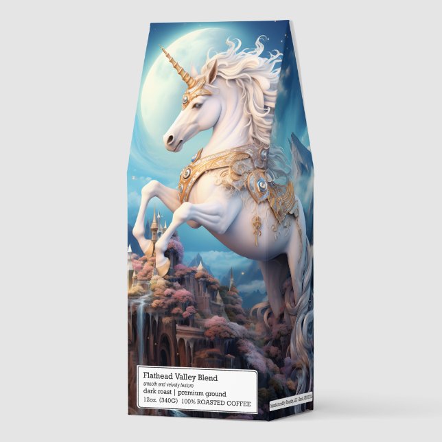 Custom Text Unicorns Roasted Coffee (Front)