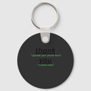 Custom Text & Upload Your Photo Personalized Keychain
