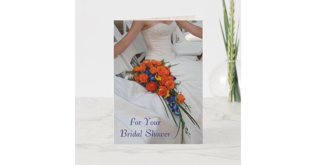 Custom Text Wedding Shower Gift Card Zazzle