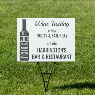 Custom text Wine Sign