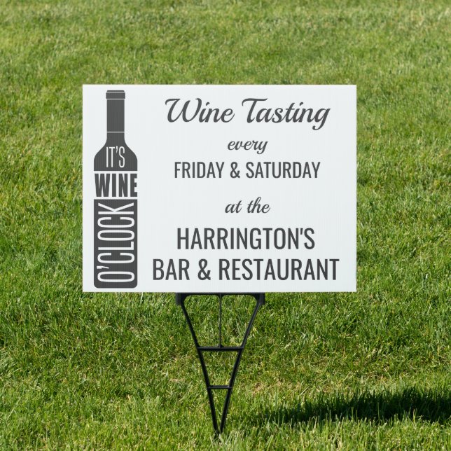 Custom text Wine Sign (Insitu)
