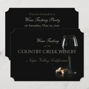 Custom text Wine Tasting / Cocktail Party Invitation