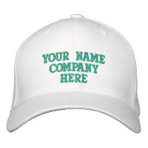 Custom Text Your Name Hat Embroidered Baseball Cap