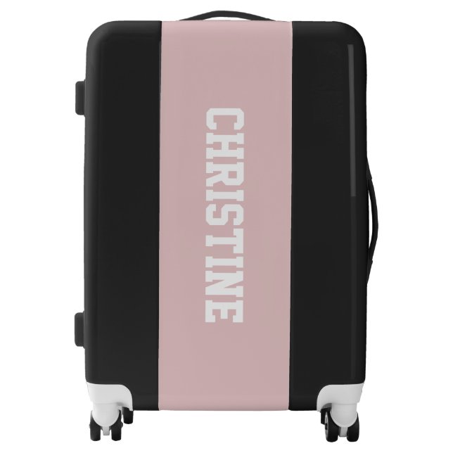 Custom text your name personalized luggage (Front)