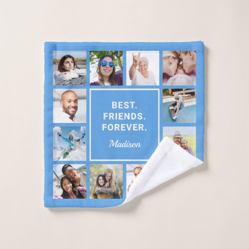 Custom Text  YOUR Photos Wash Cloth