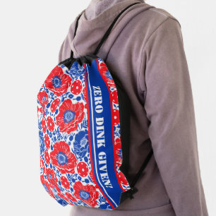 Custom text Zero Dink Given Pickleball Drawstring Bag