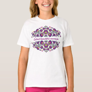 Custom text💜Stunning polish Folk Wycinanki T-Shirt