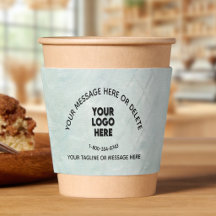 Custom Textured Branded Logo Message 