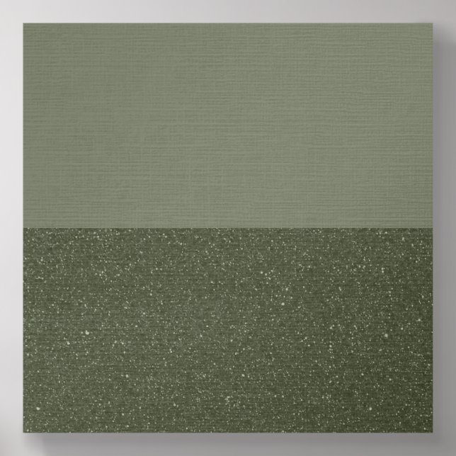 Custom Textured Moss Green Wall Tile (Front Set)