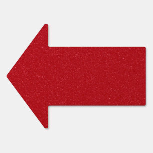 Custom Textured Tomato Red Arrow Yard Sign