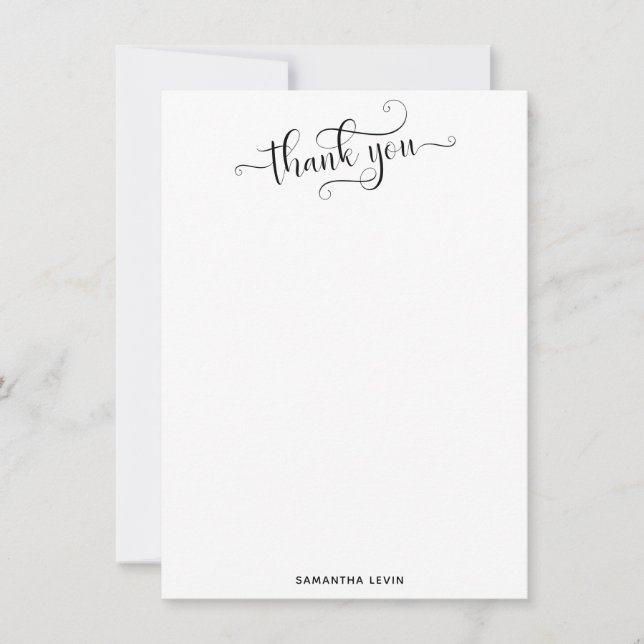 Custom Thank You 1 Card (Front)