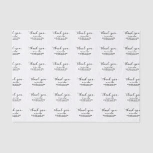 Custom Thank You Business Tissue Paper