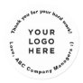 Custom Thank You Employee Appreciation Day Gifts Classic Round Sticker