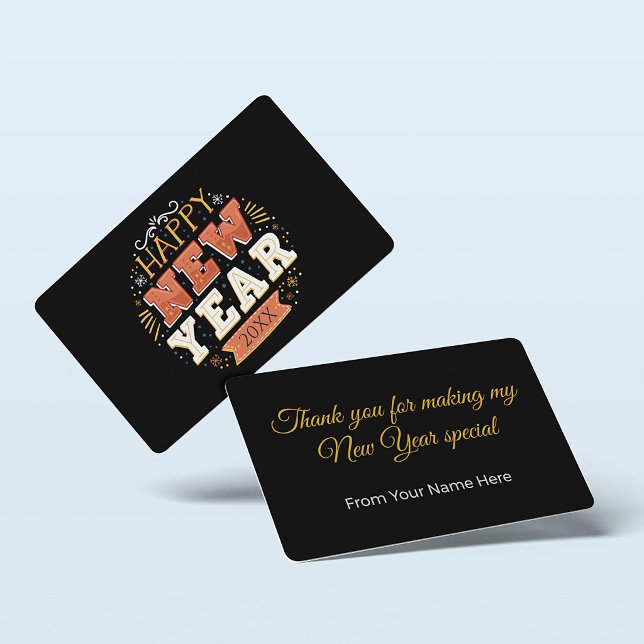 Custom Thank You for Making My New Year Special Card (Creator Uploaded)