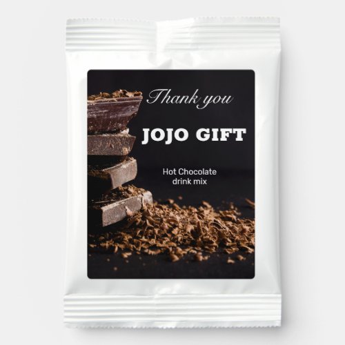 Custom Thank you JOJO GIFT Modern design Hot Chocolate Drink Mix