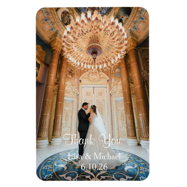 Custom Thank You Magnet (Vertical)