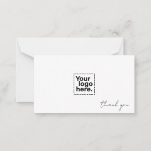 Custom Thank You Modern Business Promotional Note Card