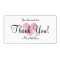 Custom thank you party favor water bottle labels