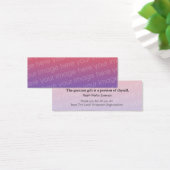Custom Thank You Photo Bookmark w/Emerson Quote (Desk)